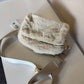lululemon Everywhere plush fleece crossbody bag detail