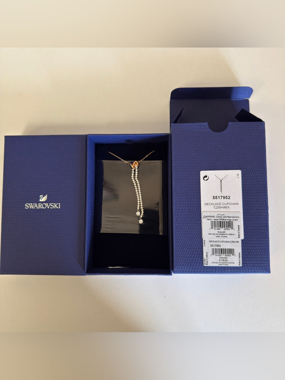 Swarovski Cupchain Crystal Tassel Necklace - 5517952 - detail 8