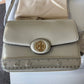 Tory Burch Robinson Spazzolato convertible shoulder bag detail