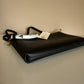 Tory Burch 61385 black convertible leather bag detail