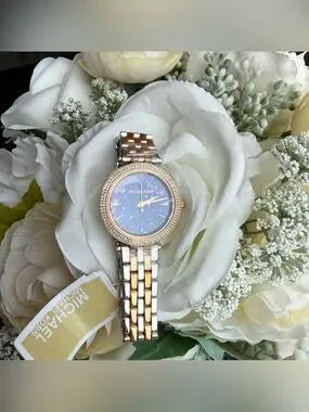Michael Kors Two-Tone Rose Gold & Silver Watch MK3651 product detail