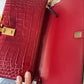 Tory Burch 77037 Eleanor embossed clutch detail