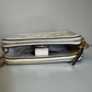 Tory Burch quilted cream leather chain crossbody detail