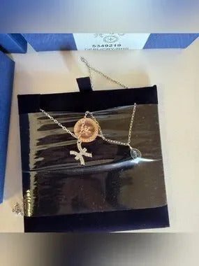 Swarovski Zodiac pendant necklace detail