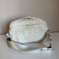 lululemon Everywhere plush fleece crossbody bag detail