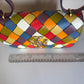 Tory Burch Eleanor woven shoulder bag in multicolor detail