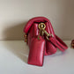 Coach C0772 Pillow Tabby 26 shoulder bag in red detail