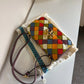 Tory Burch Eleanor woven shoulder bag in multicolor detail