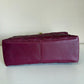 Kate Spade quilted shoulder bag in deep berry detail