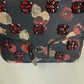 Coach F33618 floral jewel crossbody bag detail