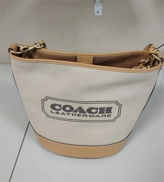 Coach CH739 Canvas Dakota Bucket Bag - Natural Multi