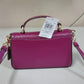 Coach CE630 Patent Leather Josie Top Handle Crossbody Bag - Dark Magenta