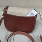 Coach CH183 Canvas and Leather Mix Morgan Saddle Bag - Natural Multi