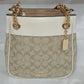 Coach C8152 Cammie Chain Bucket Bag In Signature Canvas Smooth Leather