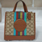 Coach CC906 Dempsey Tote 22 In Signature Jacquard With Coach Patch & Stripe