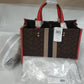 COACH 4113 Dempsey Carryall In Signature Jacquard With Coach Patch & Stripe