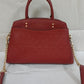 Coach C7278 Mini Lillie Carryall In Signature Leather Satchel Bag - Cherry