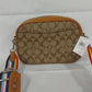 Coach CJ605 Jamie Camera Bag In Signature Canvas With Patches - Silver/Khaki Multi