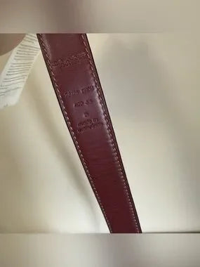 Coach 78181 pink leather belt detail