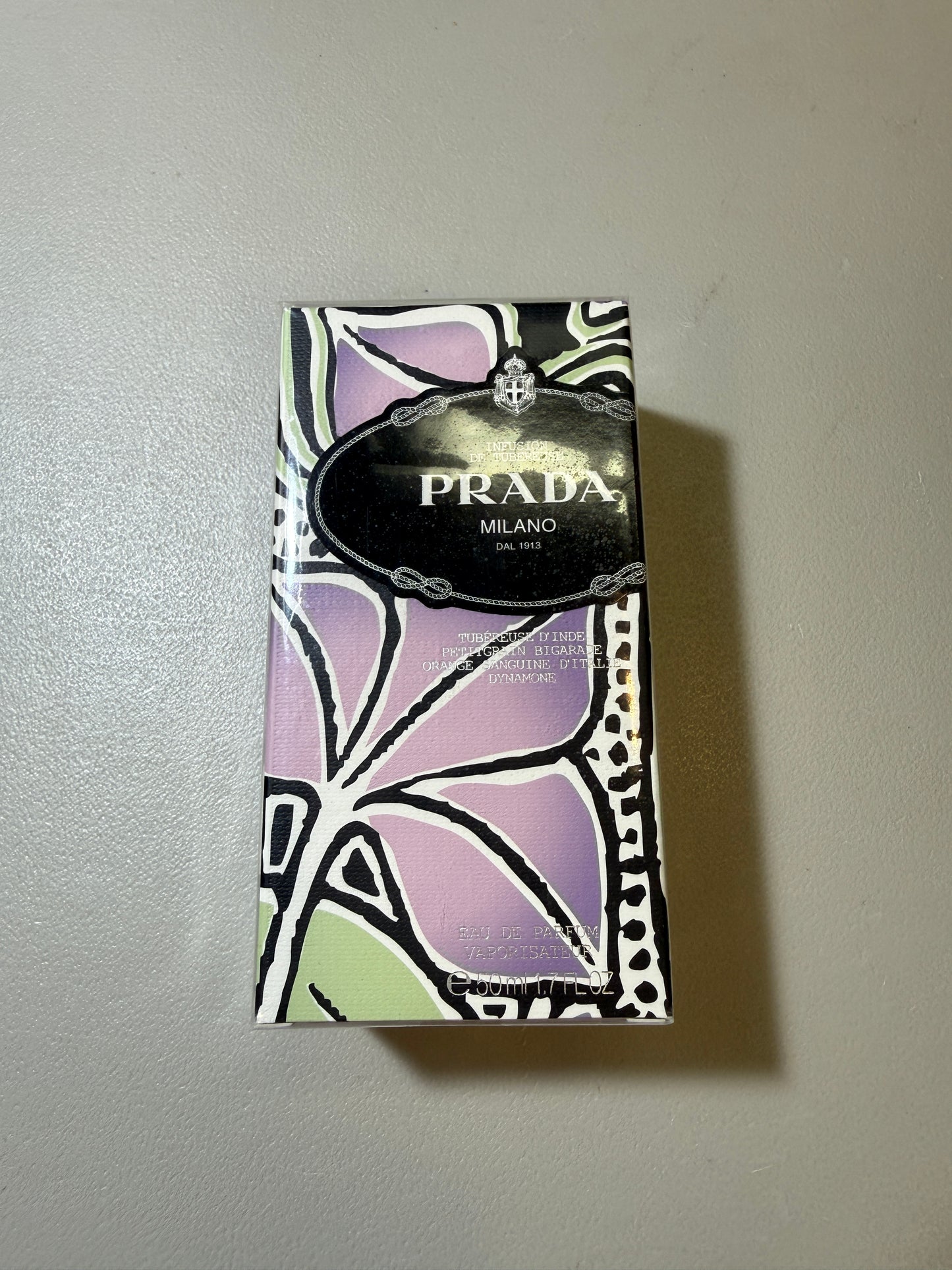 Prada Infusion De Tubereuse Eau de Parfum bottle and box