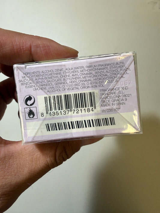 Prada Infusion De Tubereuse packaging and barcode