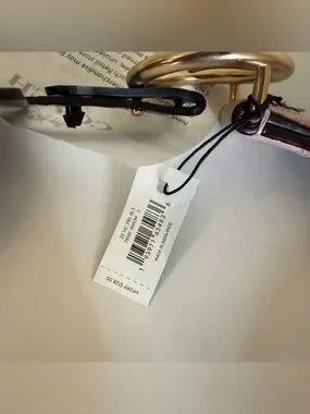 Coach 78181 pink leather belt label