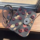 Coach F33618 floral jewel crossbody bag front view