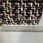 Tory Burch Kira black pink tweed chain wallet detail