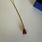 Swarovski Gold-Tone Chain Necklace with Red Teddy Bear Pendant - 5388876 - detail 6