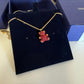 Swarovski Gold-Tone Chain Necklace with Red Teddy Bear Pendant - 5388876 - detail 4