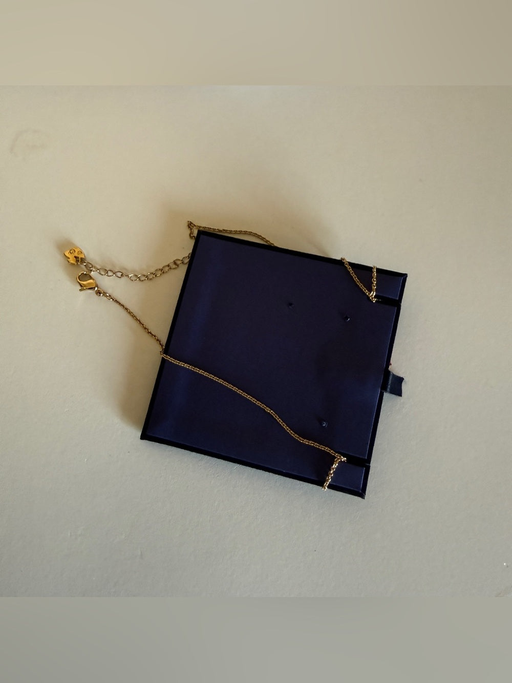 Swarovski Gold-Tone Chain Necklace with Red Teddy Bear Pendant - 5388876 - detail 5