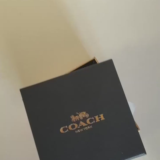 Coach F27135 rose gold heart necklace product video