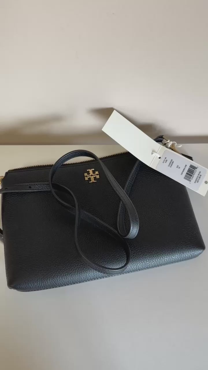 Tory Burch 61385 black convertible leather bag product video