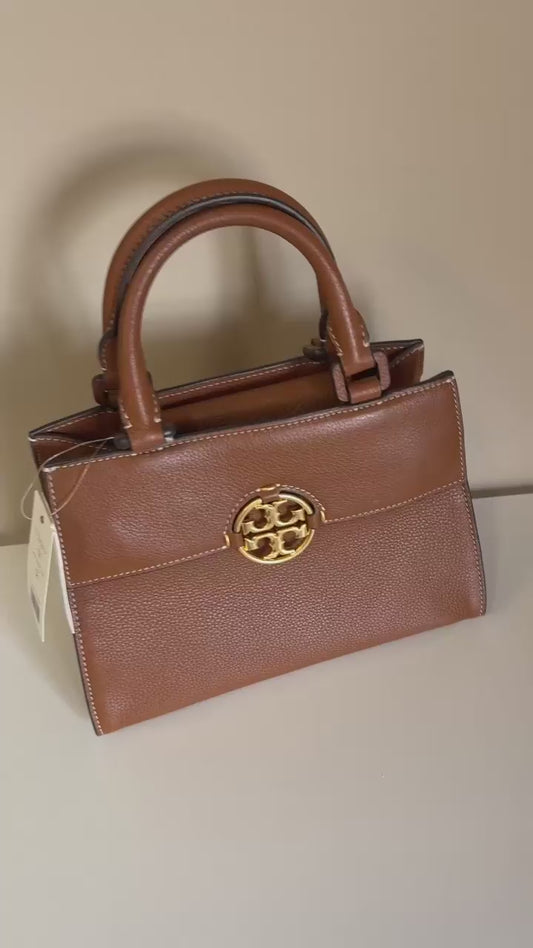 Tory Burch Miller leather satchel product video