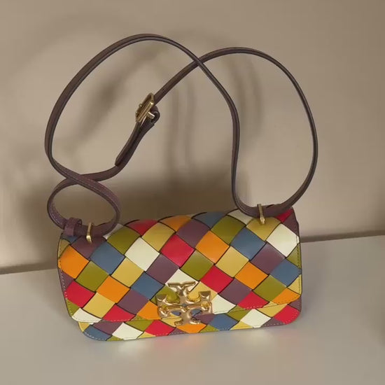 Tory Burch Eleanor woven shoulder bag product video