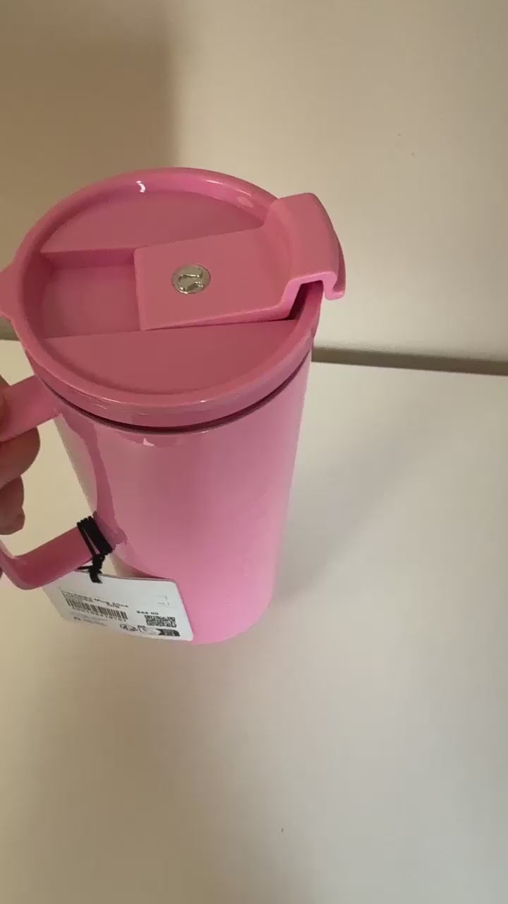 lululemon pink 20 oz insulated mug product video