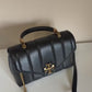 Tory Burch Kira 83943 black quilted satchel product video