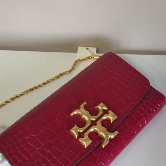 Tory Burch 77037 Eleanor embossed clutch product video
