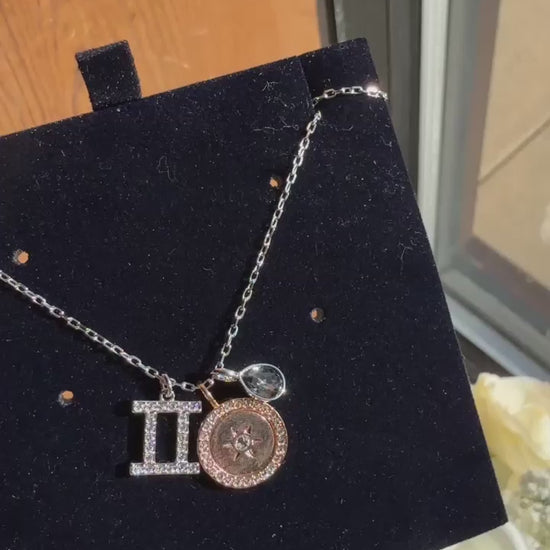 Swarovski Gemini Zodiac Crystal Pendant Necklace - 5349217 product video