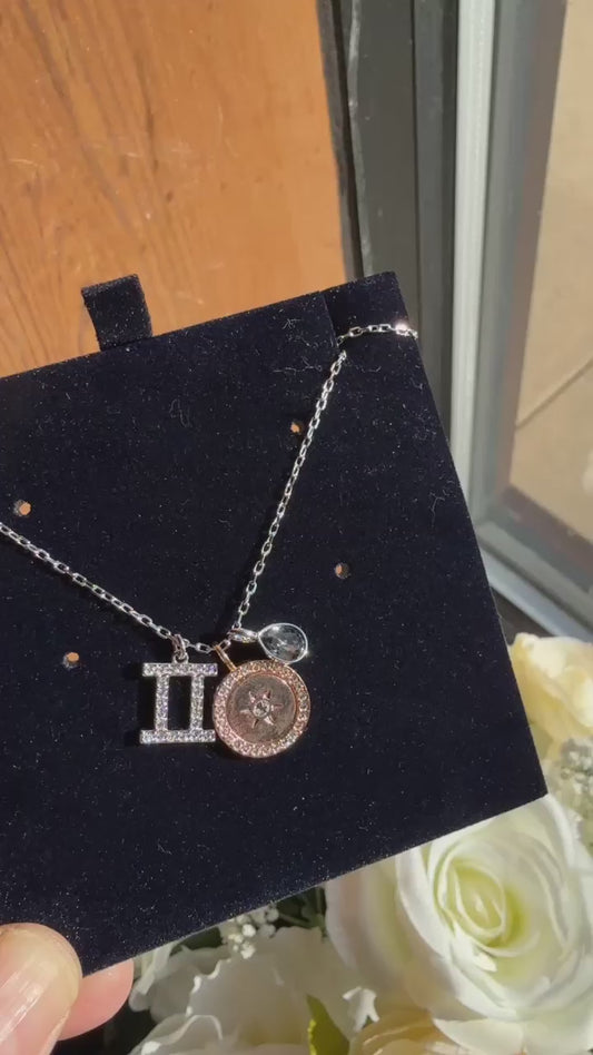 Swarovski Gemini Zodiac Crystal Pendant Necklace - 5349217 product video