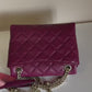 Kate Spade quilted shoulder bag in deep berry product video