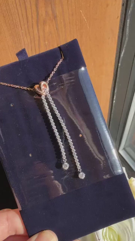 Swarovski Cupchain Crystal Tassel Necklace - 5517952 product video