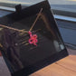 Swarovski pink crystal pendant necklace product video