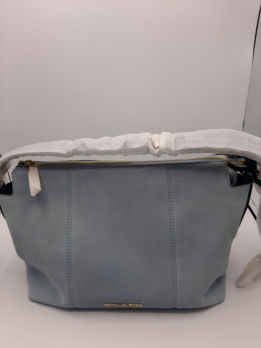 Michael Kors Brooke Medium East West Convertible Shoulder Bag - Light Sky Multi