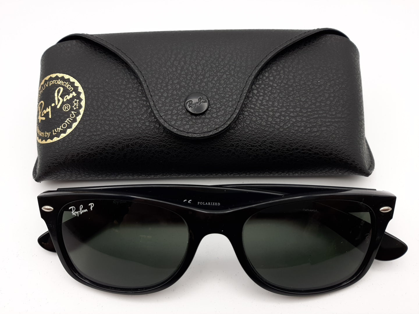 Ray Ban RB2132 New Wayfarer 901/58 52-18 3P Black Sunglasses - New