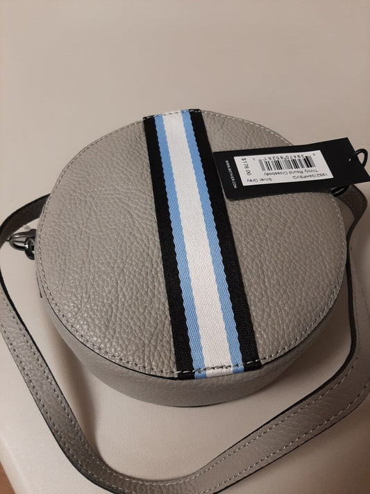 BOTKIER Trinity Round Crossbody Silver Grey