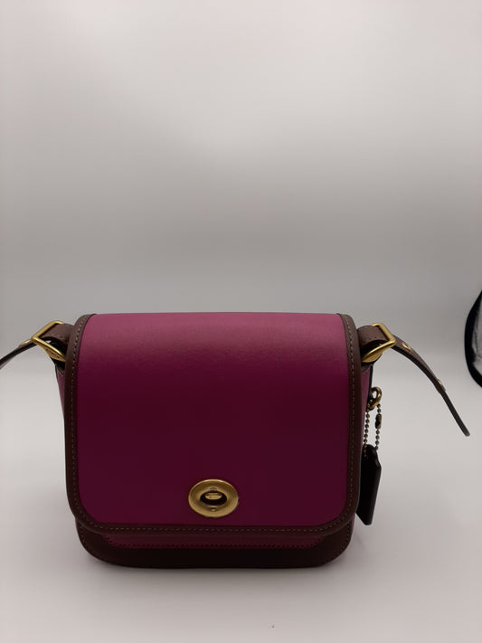 Coach 89126 Colorblock Rambler Crossbody Bag - Hibiscus Multi