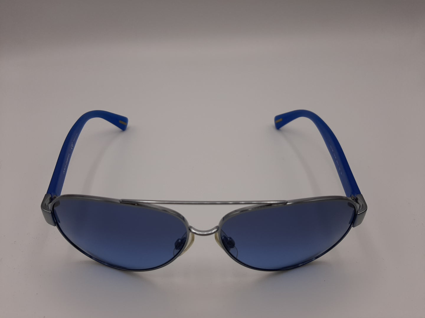 Dolce & Gabbana DG2118P 1241/8F 60-12 135 2N Gunmetal/Blue Aviator Sunglasses