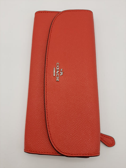 Coach F59949 Watermelon Leather Soft Slim Wallet