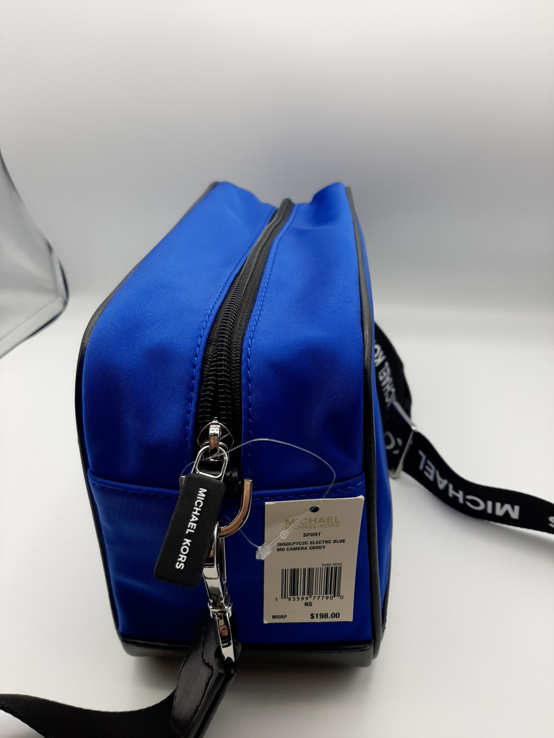 Michael Kors Sport Medium Camera Crossbody Bag - Electric Blue